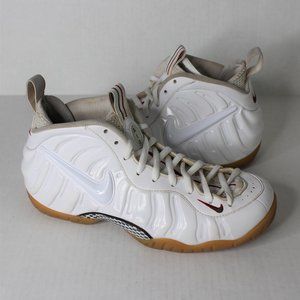 Nike White and Tan Athletic Shoes